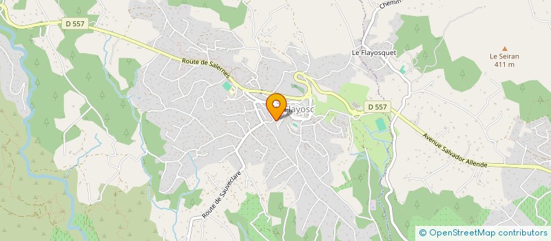 localisation de l'entreprise MONSIEUR JEAN BACQUET à FLAYOSC