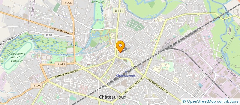 localisation de l'entreprise MONSIEUR JEAN BADAMO à CHATEAUROUX