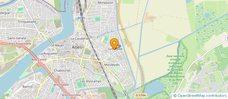 localisation de l'entreprise MONSIEUR JEAN BADES  ARLES