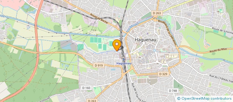 localisation de l'entreprise MONSIEUR JEAN BADINA  HAGUENAU