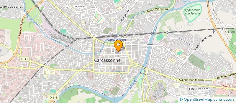 localisation de l'entreprise MONSIEUR JEAN BADOSA à CARCASSONNE