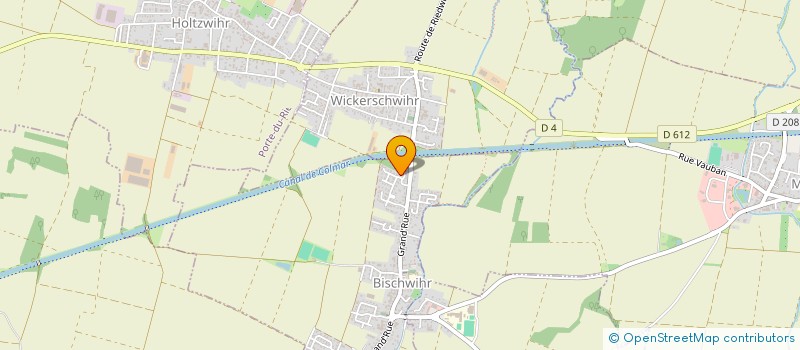 localisation de l'entreprise MONSIEUR JEAN BAECHLER  BISCHWIHR