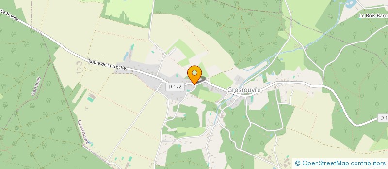 localisation de l'entreprise MONSIEUR JEAN BAFFIE  GROSROUVRE