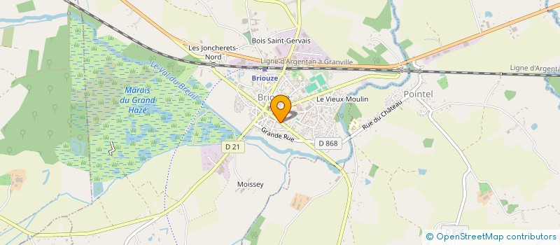 localisation de l'entreprise MONSIEUR JEAN BAGLIN à BRIOUZE