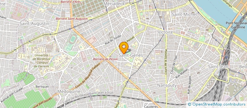 localisation de l'entreprise MONSIEUR JEAN BAILENGER à BORDEAUX