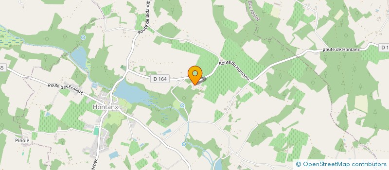 localisation de l'entreprise MONSIEUR JEAN BAILLET  HONTANX