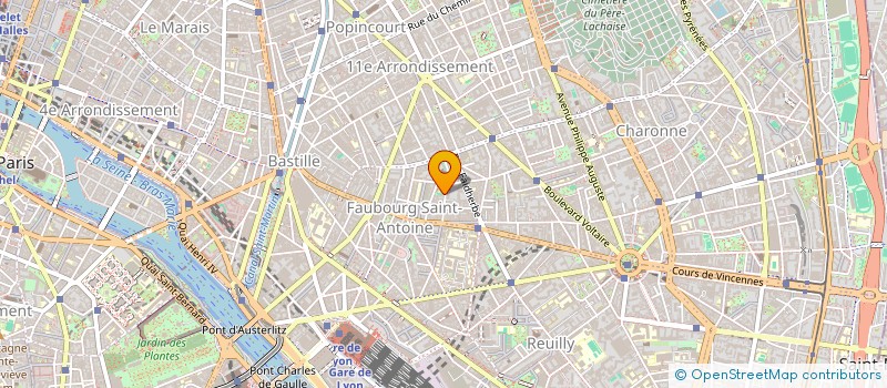 localisation de l'entreprise MONSIEUR JEAN BAILLET à PARIS