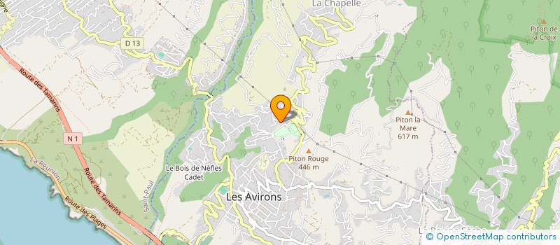 localisation de l'entreprise MONSIEUR JEAN BAILLIF  LES AVIRONS