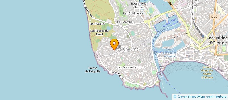 localisation de l'entreprise MONSIEUR JEAN BAILLY à LES SABLES D'OLONNE