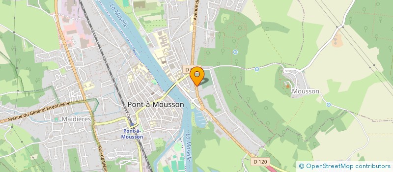 localisation de l'entreprise MONSIEUR JEAN BAILLY  PONT-A-MOUSSON