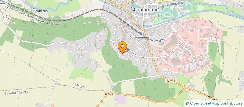 localisation de l'entreprise MONSIEUR JEAN BAILLY  COULOMMIERS