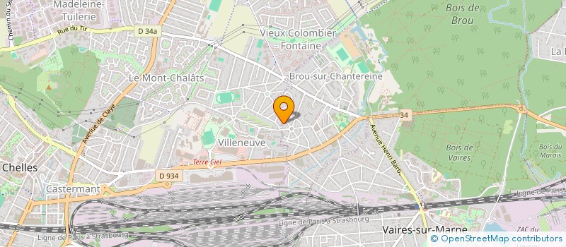 localisation de l'entreprise MONSIEUR JEAN BAKEK  BROU-SUR-CHANTEREINE