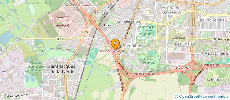 localisation de l'entreprise MONSIEUR JEAN BALANANT  RENNES