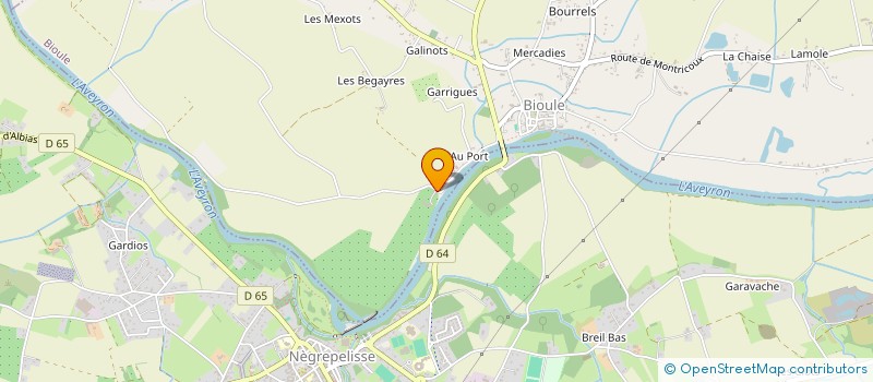 localisation de l'entreprise MONSIEUR JEAN BALAT à NEGREPELISSE