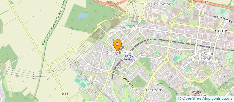 localisation de l'entreprise MONSIEUR JEAN BALBARIE  CERGY