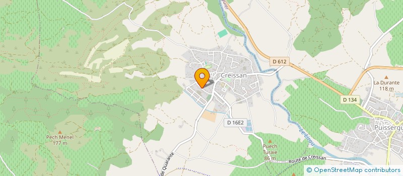 localisation de l'entreprise MONSIEUR JEAN BALCI  CREISSAN