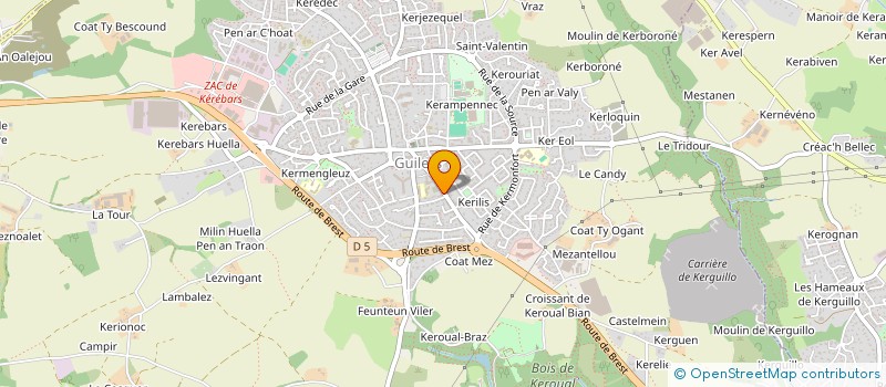 localisation de l'entreprise MONSIEUR JEAN BALCON  GUILERS