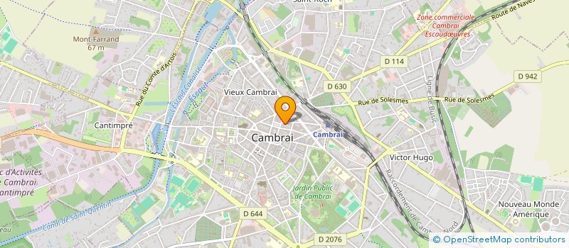 localisation de l'entreprise MONSIEUR JEAN BALDECK à CAMBRAI