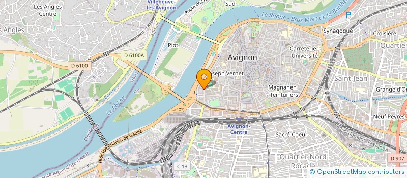 localisation de l'entreprise MONSIEUR JEAN BALDINO  AVIGNON