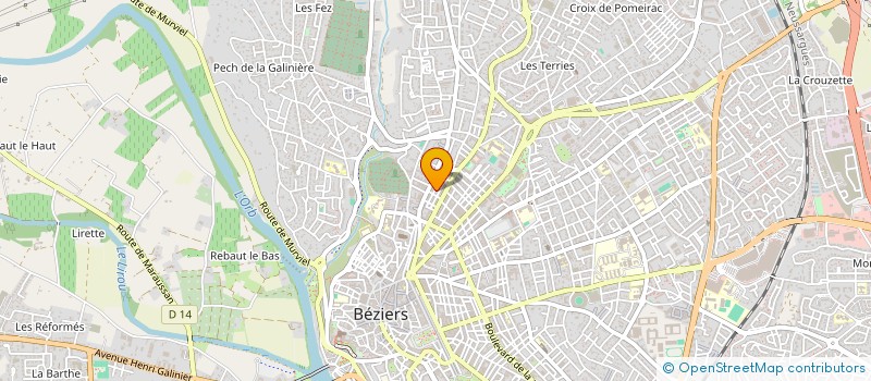 localisation de l'entreprise MONSIEUR JEAN BALESI  BEZIERS