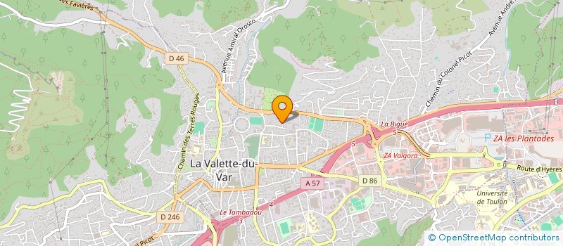 localisation de l'entreprise MONSIEUR JEAN BALIGNAN à LA VALETTE-DU-VAR