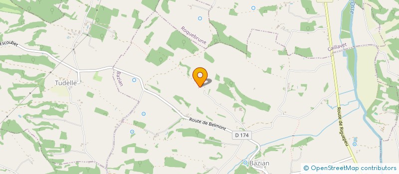 localisation de l'entreprise MONSIEUR JEAN BALLESTRIN  PEYRUSSE-GRANDE