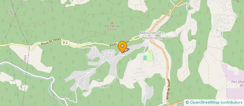 localisation de l'entreprise MONSIEUR JEAN BALMATTO  MEOUNES-LES-MONTRIEUX