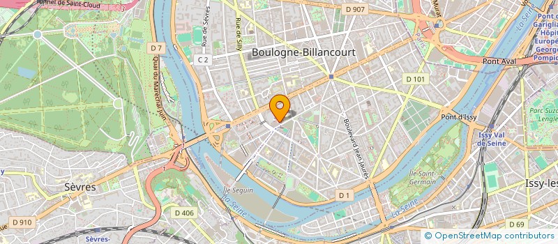 localisation de l'entreprise MONSIEUR JEAN BALTES à BOULOGNE-BILLANCOURT