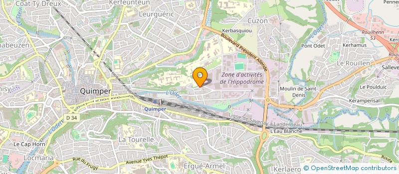 localisation de l'entreprise MONSIEUR JEAN BANIDE à QUIMPER