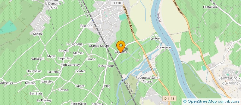 localisation de l'entreprise MONSIEUR JEAN BANOS  ILLATS