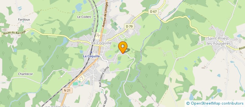 localisation de l'entreprise MONSIEUR JEAN BAPPEL  ST-PIERRE-DE-FRUGIE