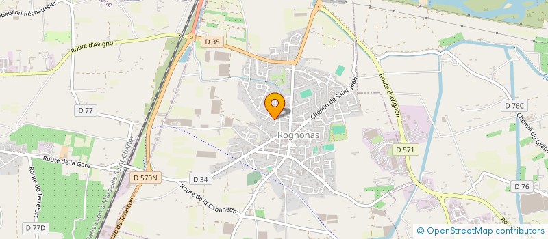 localisation de l'entreprise MONSIEUR JEAN BAPTISTE  ROGNONAS