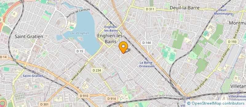 localisation de l'entreprise MONSIEUR JEAN-BAPTISTE ABADIE  ENGHIEN-LES-BAINS