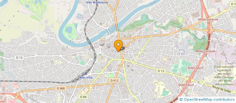 localisation de l'entreprise MONSIEUR JEAN BAPTISTE ALARY à ALBI