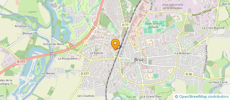 localisation de l'entreprise MONSIEUR JEAN-BAPTISTE ALOISIO  BRUZ