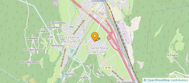 localisation de l'entreprise MONSIEUR JEAN-BAPTISTE ALTIERI-LECA  SAINTE-MARIE-DE-CUINES