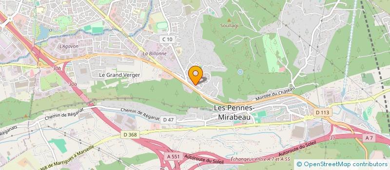 localisation de l'entreprise MONSIEUR JEAN BAPTISTE ANDRES à LES PENNES-MIRABEAU