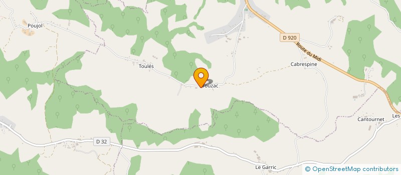 localisation de l'entreprise MONSIEUR JEAN BAPTISTE ANDRIEU à ARPAJON-SUR-CERE