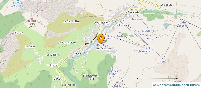 localisation de l'entreprise MONSIEUR JEAN-BAPTISTE ANGELLOZ-NICOUD  LE GRAND-BORNAND