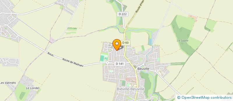 localisation de l'entreprise MONSIEUR JEAN-BAPTISTE ARLAIS  BIEVILLE-BEUVILLE