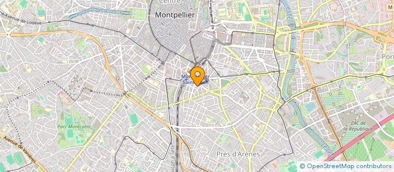 localisation de l'entreprise MONSIEUR JEAN BAPTISTE AUBERTIN  MONTPELLIER