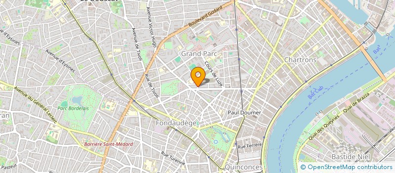 localisation de l'entreprise MONSIEUR JEAN-BAPTISTE BACH  BORDEAUX