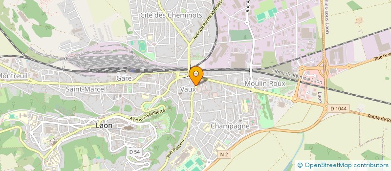 localisation de l'entreprise MONSIEUR JEAN BAPTISTE BACQUET à LAON