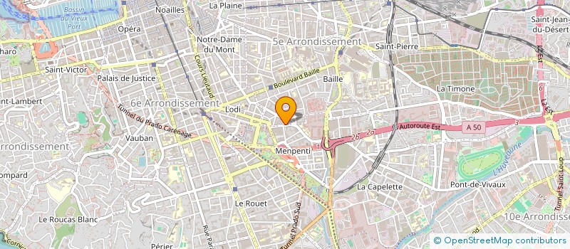 localisation de l'entreprise MONSIEUR JEAN-BAPTISTE BAILLY à MARSEILLE