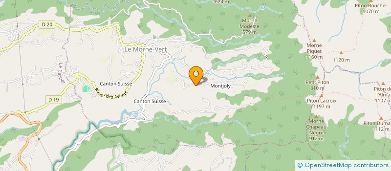 localisation de l'entreprise MONSIEUR JEAN-BAPTISTE BALLANDRAS  LE MORNE-VERT