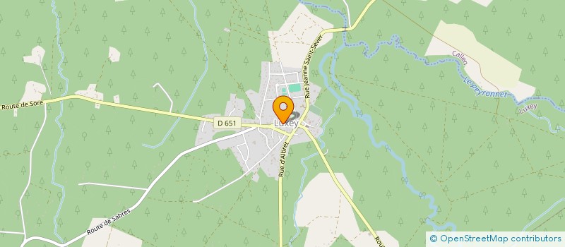 localisation de l'entreprise MONSIEUR JEAN-BAPTISTE BALLION  LUXEY