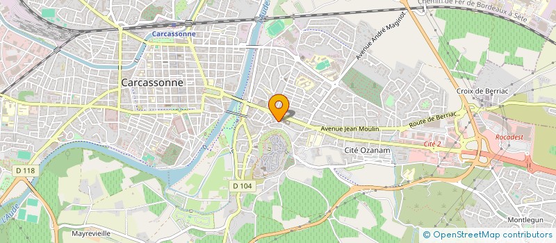 localisation de l'entreprise MONSIEUR JEAN-BAPTISTE BANZET à CARCASSONNE