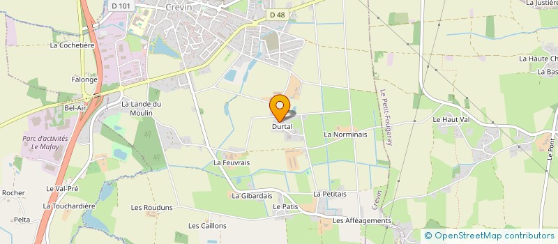 localisation de l'entreprise MONSIEUR JEAN-BAPTISTE BARBOTIN  LE SEL-DE-BRETAGNE