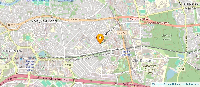 localisation de l'entreprise MONSIEUR JEAN-BAPTISTE BAROIS  NOISY-LE-GRAND