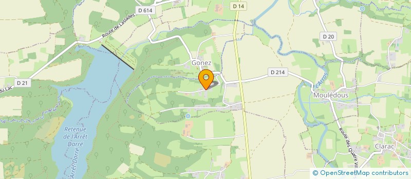 localisation de l'entreprise MONSIEUR JEAN-BAPTISTE BARQUERO  MOULEDOUS